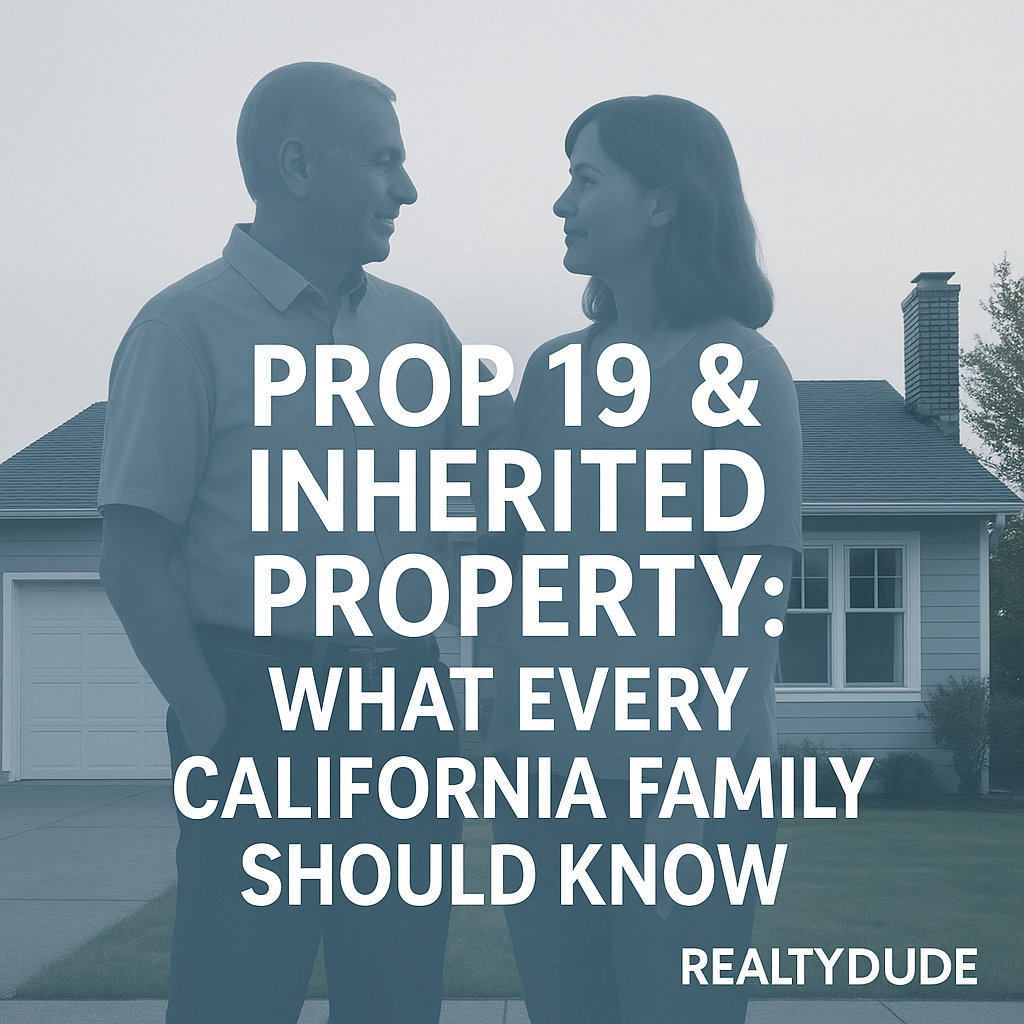 California home with family overlay – Inheritance and Property Tax Impact of Prop 19