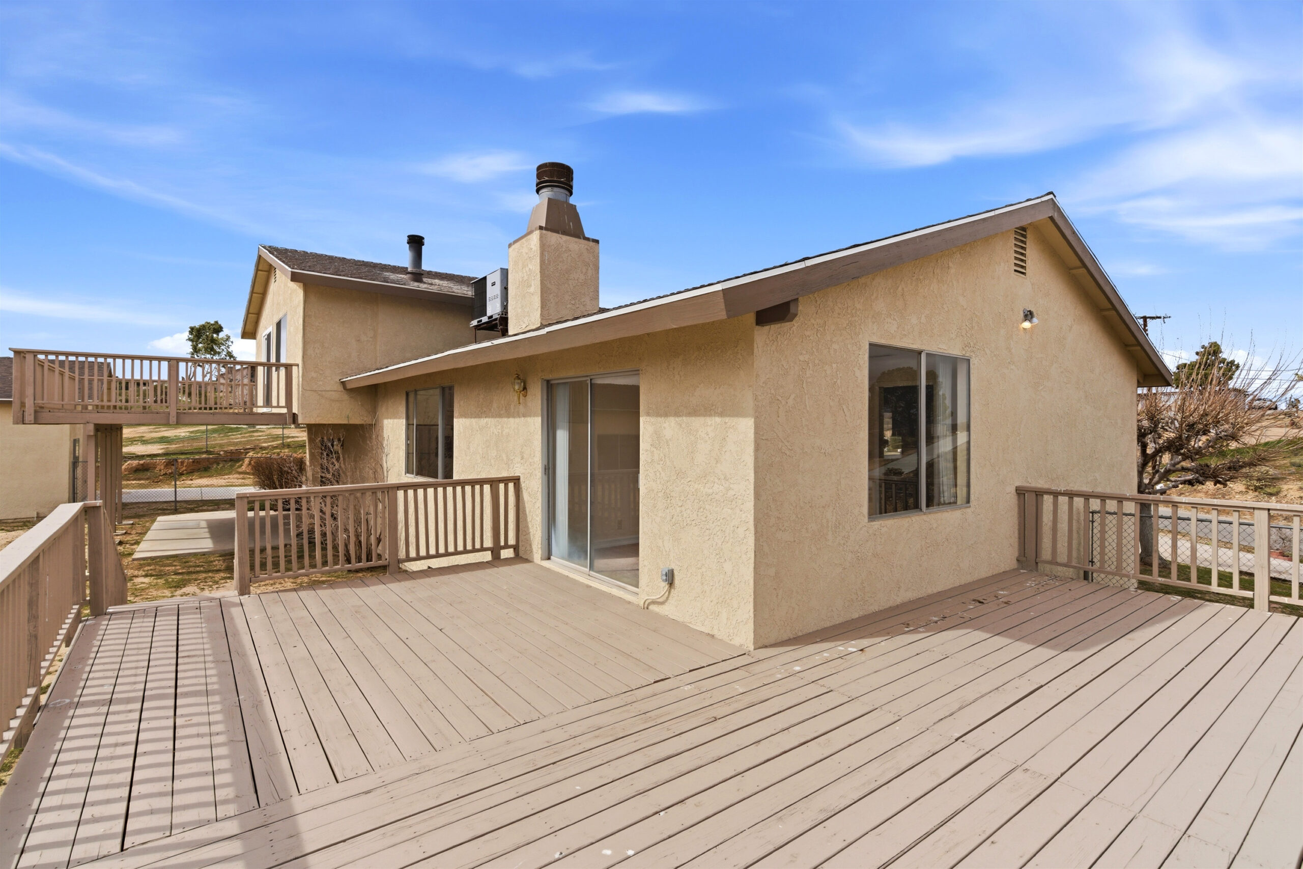 Wraparound deck with views at 18785 Talisman in Hesperia, CA
