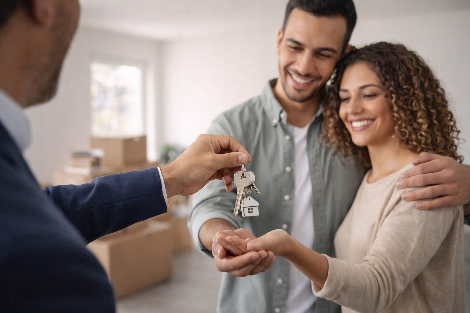 New home keys image representing the goal of homeownership