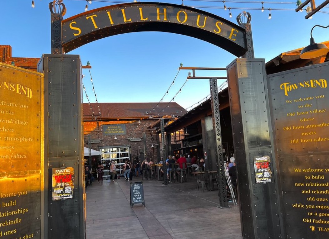 Town's End Bar and Grill in Apple Valley, California — patio dining, mesquite grill, cocktails, and High Desert destination atmosphere