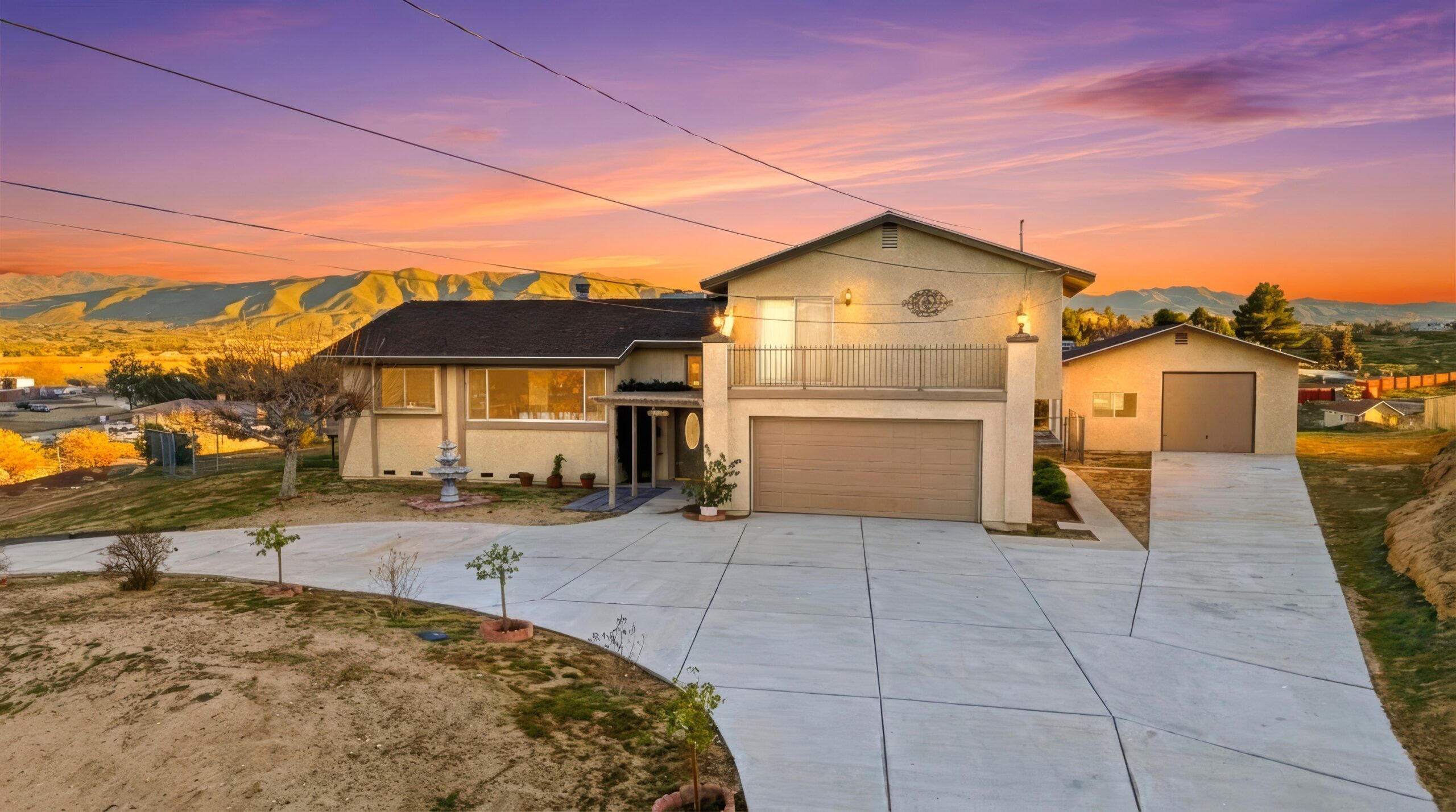 18785 Talisman, Hesperia CA 92345 — custom view home with detached RV-style garage workshop