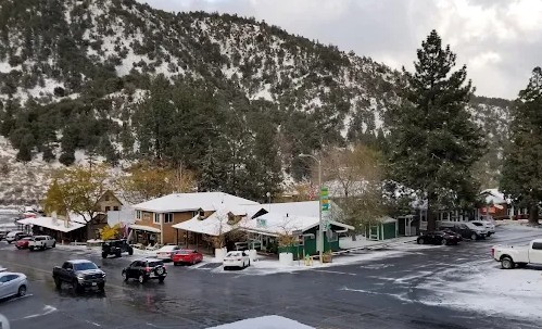 The Village Grind and Wine Cellar in Wrightwood CA — local coffee house, wine bar, and mountain community hangout